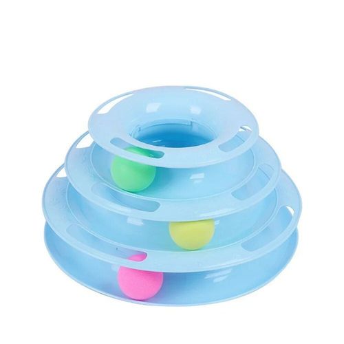 Tour De Jouet Coule Pour Chat,Jouets Pour Animaux De Compagnie,Entraînement À L'intelligence,Plaque D'amusement,Produits Pour Animaux De Compagnie,3 Recycleurs #H