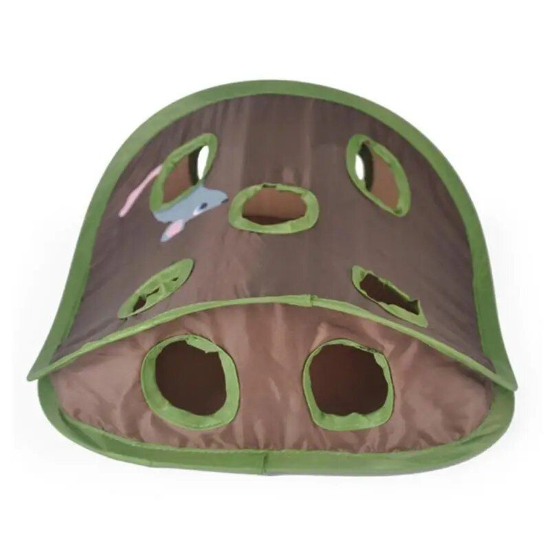 Tunnel Interactif  9 Trous Pour Chat,Jeu De Cache,Souris,Su... - 2