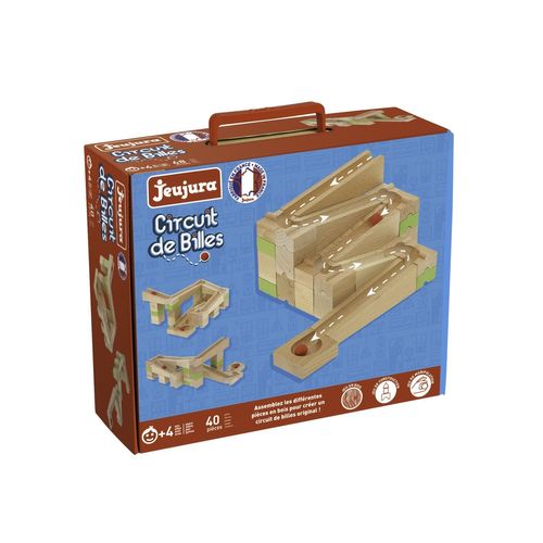 Jeu De Construction Circuit De Billes - 40 Pieces