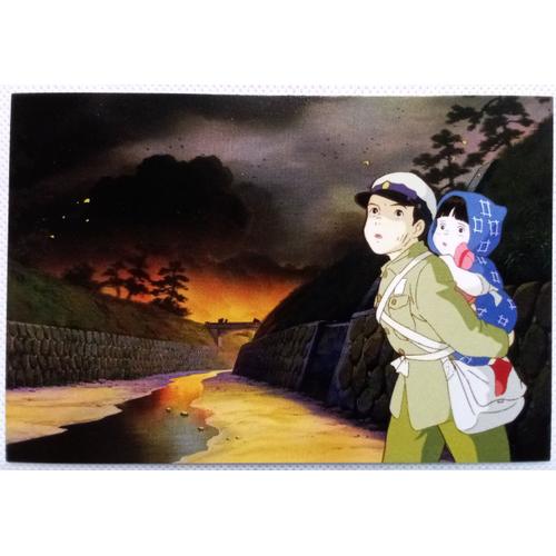 Carte Postale - Le Tombeau Des Lucioles / Grave Of The Fireflies / Hotaru No Haka (Miyazaki, Studio Ghibli, Animé, Film)