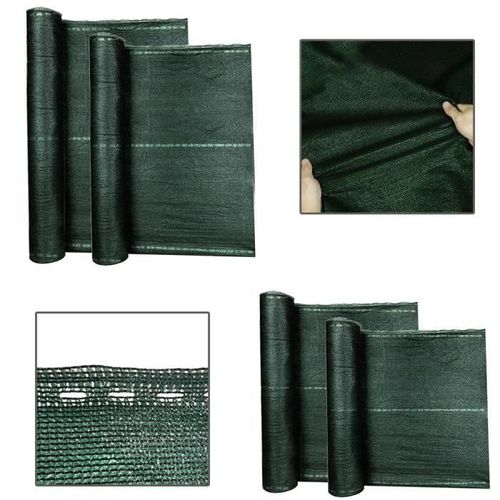 Yuenfong Brise-Vue Pour Clôture Et Balustrade De Balcon, Avec Serre-Câbles, En Polyéthylène, 1.8x10 M, Vert Foncé