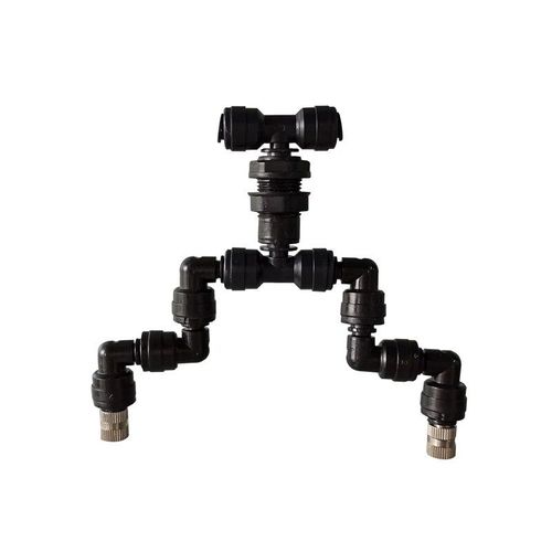 Brumisateur Intelligent pour Terrarium de Reptile,Humidificateur Électronique,Minuterie existent,Système de Pulvérisation de Forêt Tropicale,Kit d'Arrosage - Type Black-B