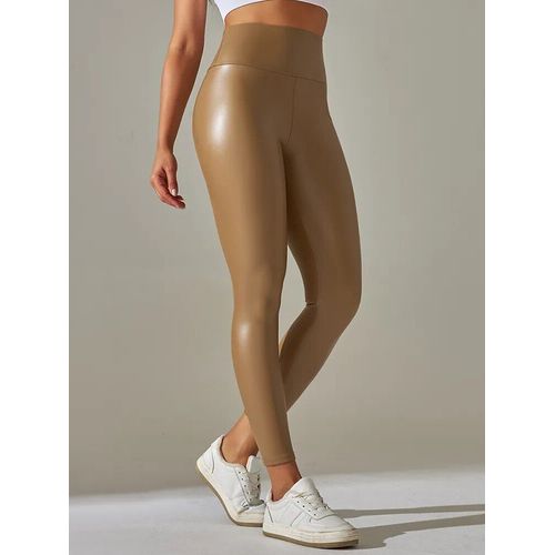 Pantalon D'été En Cuir Pu Pour Femmes,Leggings Taille Haute,Slim,Push Up,Sexy,Élastique,Jegging Grande Taille,6 Documents