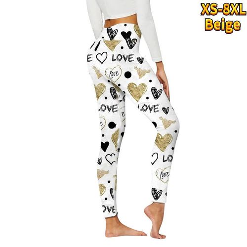 Leggings De Yoga Élastiques College Love Pour Femmes,Leggings De Yoga Basiques,Vêtements De Fitness Jogging Gym Viser Minces À Séchage Rapide Xs-8xl