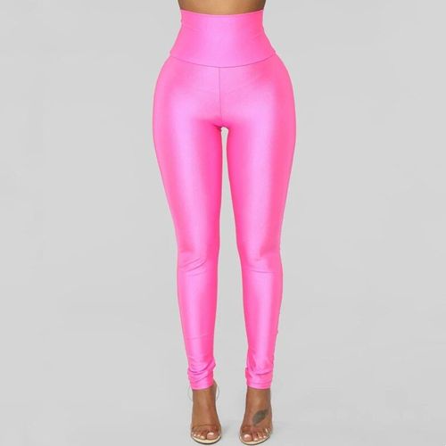 Borntogirl-Pantalon Y2k Pour Femme,Legging Crayon Lustre Métallique,Taille Haute,Noir Brillant,Argent,Mode Streetwear Sexy