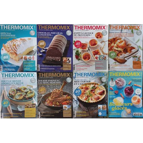 Lot De 8 Revues Culinaires Thermomix Et Moi N° 1 - 2 - 3 - 4 - 5 - 6 - 8 - 13 - ( 2015 - 2016 - 2017 - 2018 ) Magazine Bimestriel -  Boutique Axonalix