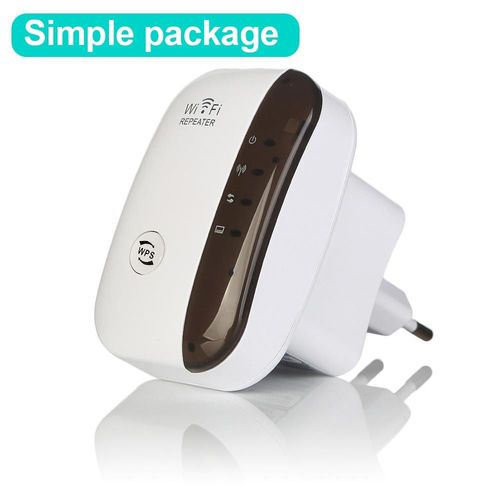 Couleur Simple Box-Blanc Amplificateur WiFi Sans Fil, Route de Longue Portée, Appareil de 300 Mbps, 2.4g, Ultraboost, point d'accès