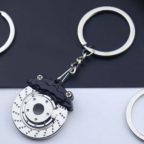Chaîne De Continent En Métal De Voiture,Pendentif De Moyeu De Vitesse Turbo,Frein À Disque,Pendentif De Choc,Cadeau Créatif,Normandie #S3