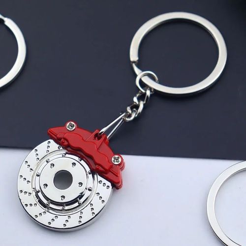 Chaîne De Continent En Métal De Voiture,Pendentif De Moyeu De Vitesse Turbo,Frein À Disque,Pendentif De Choc,Cadeau Créatif,Normandie #N6