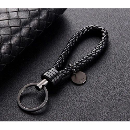 Porte-Clés En Ulen Cuir Tressé À La Main,Ulde Poignet,Porte-Clés De Couple,Porte-Clés,Accessoires De Sac,Pendentif De Voiture,Bijoux Cadeaux - Type 1