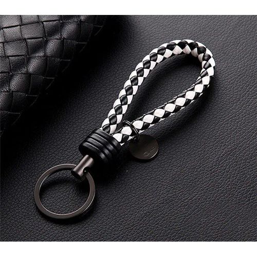 Porte-Clés En Ulen Cuir Tressé À La Main,Ulde Poignet,Porte-Clés De Couple,Porte-Clés,Accessoires De Sac,Pendentif De Voiture,Bijoux Cadeaux - Type 10
