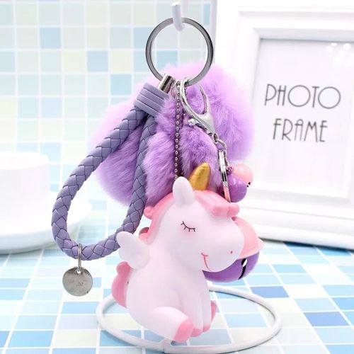 Porte-Clés Boule De Cheveux Rose Nairobi Orn Pour Femme,Pendentif De Sac Pour Femme,Boule En Peluche,Cheveux De Lapin Artificiels Moelleux,Porte-Clés Pour Fille #A