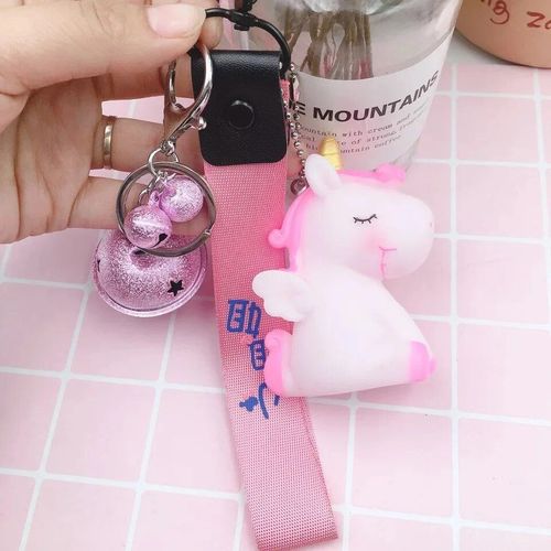 Porte-Clés Boule De Cheveux Rose Nairobi Orn Pour Femme,Pendentif De Sac Pour Femme,Boule En Peluche,Cheveux De Lapin Artificiels Moelleux,Porte-Clés Pour Fille #T