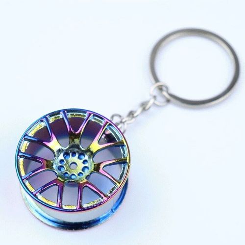 Chaîne De Continent En Métal De Voiture,Pendentif De Moyeu De Vitesse Turbo,Frein À Disque,Pendentif De Choc,Cadeau Créatif,Normandie - Type B43 #A