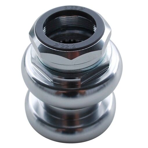 Jeu Direction Filete 1 (Pivot Fourche 22,2 Interieur-25,4 Exterieur) Newton Alu Argent Cage A Billes
