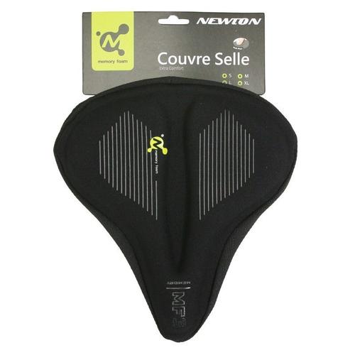 Couvre Selle Velo Newton Gel Memoire De Forme Noir (245x230mm)