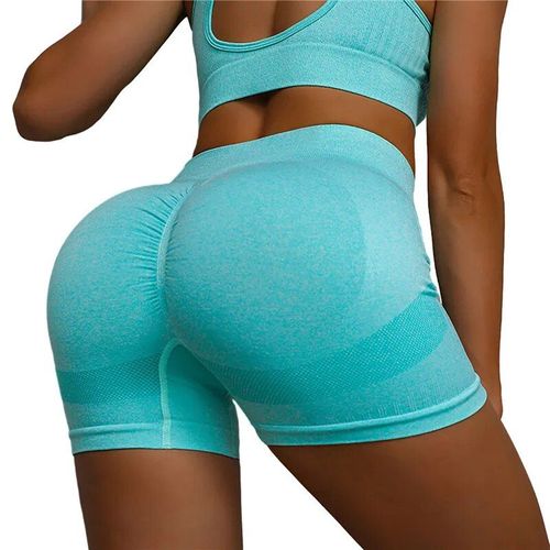 Leggings D'entraînement Push Up Pour Femmes,Collants De Sport Sans Couture,Leggings Courts Froissés,Pantalons De Fitness Et De Yoga,Shorts De Course,Vêtements De Sport,2023