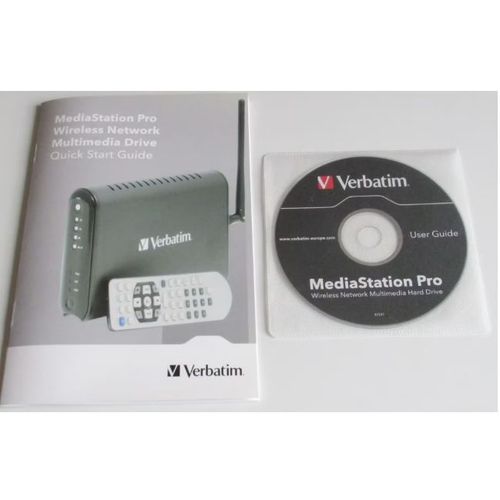Livret guide de démarrage rapide + Cd-rom user guide-pour Verbatim Mediastation Pro-en 6 langues dont le français