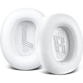 Coussinets d'oreille pour Casque JBL E65 (E65BTNC) Live 650 (650NC 650BTNC) Live 660 (660NC 660BTNC) Duet NC - Blanc