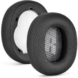 Coussinets d'oreille pour Casque JBL E65 Live 650 (650NC 650BTNC) Live 660 (660NC 660BTNC) Duet NC - Tissu Noir