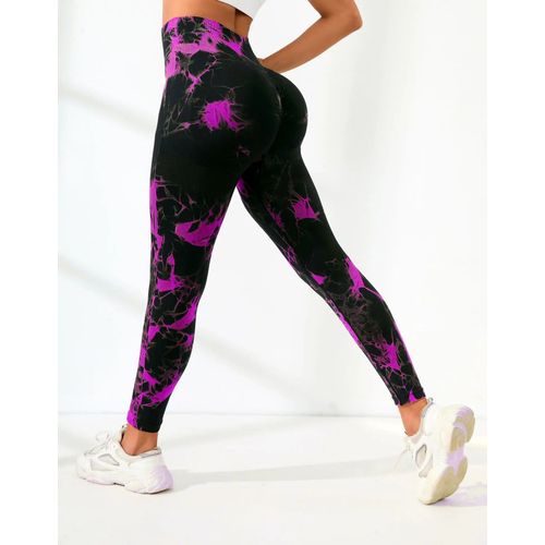Leggings De Fitness Colorés Sans Couture Pour Femmes,Collants Push-Up,Pantalons De Yoga,Taille Haute,Vêtements De Gym,Entraînement Sportif,