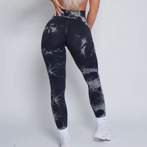 Leggings Sans Couture Pour Femmes,Motif Chee,Bubble Gum,Tie And Dye,Effet Marbre,Pantalon D'entraînement,Fitness,Course À Pied,2023