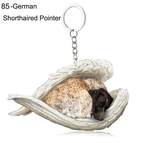 Pendentif Ange Endormi Pour Chien Et Chat,Porte-Clés Pour Animaux De Compagnie,Porte-Clés Pour Animaux De Compagnie,Clé De Sac,Cadeau De Bijoux Pour Femmes Et Filles,68 Styles,1 Pc - Type 85-Gsp