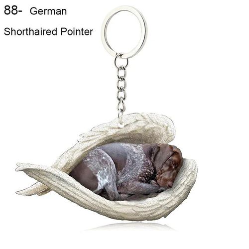 Pendentif Ange Endormi Pour Chien Et Chat,Porte-Clés Pour Animaux De Compagnie,Porte-Clés Pour Animaux De Compagnie,Clé De Sac,Cadeau De Bijoux Pour Femmes Et Filles,68 Styles,1 Pc - Type 88-Gsp