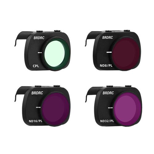 Filtre D'objectif Nd8/16/32pl Cpl Pour Drone Dji Mavic Mini/Mini 2/Mini Se/Mini 2 Se-Inf