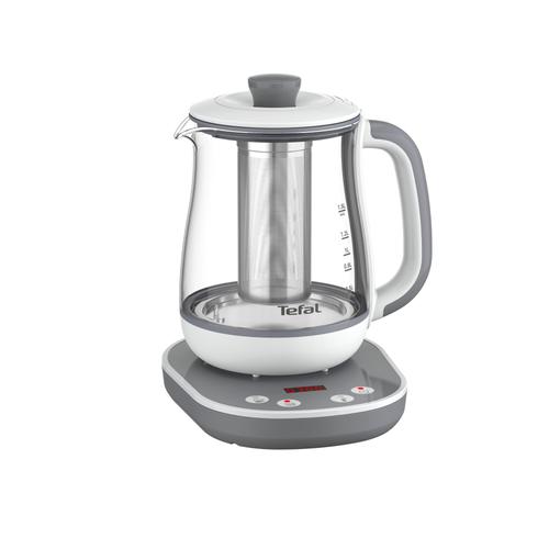 Tefal Bj551b10 Tastea Machine A Thé En Verre 1.5 L. 8 Réglages. Panier A Thé Amovible Acier Inoxydable. Maintien Au Chaud. Base 360°