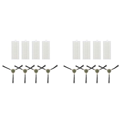 2X Convient pour les Accessoires de Robot Balayage , Brosse LatéRale / M201 T700 M500 501 Filtre