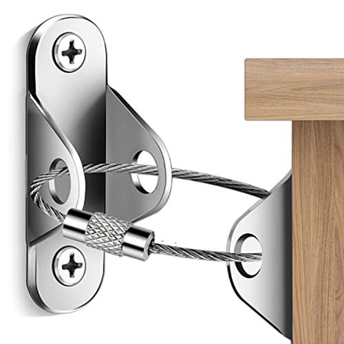 Fixation Meuble Suspendu Lot De 6 Sangles Anti-basculement Meubles - Sécurité Enfant - Fixation Murale Sans Perçage - Adhésif Fort Bloque Tiroir