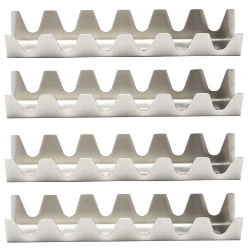 4 Pièces Séries Les Supports de Tortilla en Acier Inoxydable, Pinces à Tacos, Support CrêPes Ondulé, Tacos