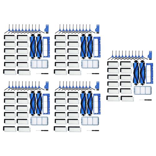 Paquet de 140 Accessoires PièCes Rechange pour RoboVac 11S 12 30C 15T 15C 35C Aspirateur Robotique 60 Filtres
