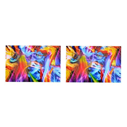 2X Film Hydrographique de Flammes Arc-En-Ciel D'Impression Par Transfert D' Hydraulique D'Immersion 50cmX100cm