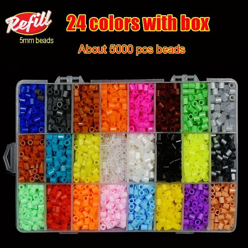 Perles à repasser - multicolores, 5.000 pces