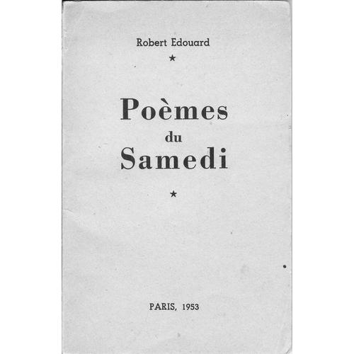 Poèmes Du Samedi