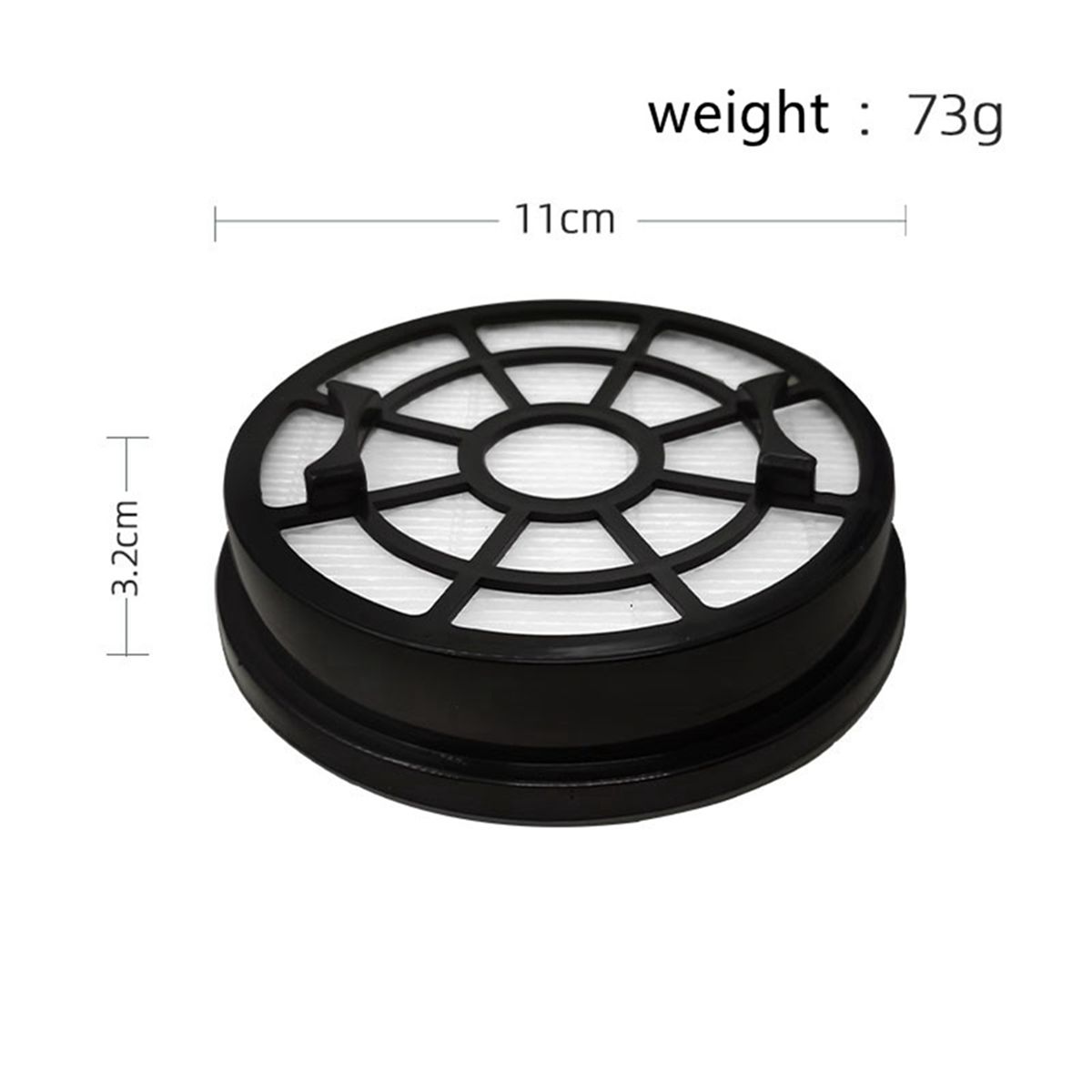 2X Filtre Hepa pour TW2947 SWIFT POWER CYCLONIC SANS SAC Pi... - 3