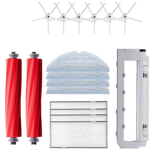 Pour S7/T7S/T7S plus Robot de Balayage Brosse LatéRale Principale Filtre Vadrouille Chiffon Couverture Accessoires
