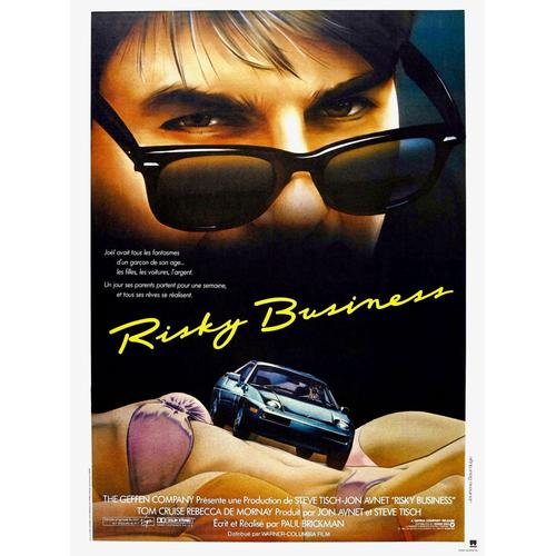 Risky Business - De Paul Brickman - Tom Cruise - Affiche Originale Cinéma - 40 X 57 - 1983 -