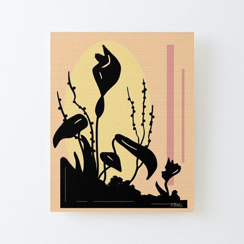 Canevas imprimer Ikebana ?1 Sans cadre 40x50cm DIY installer