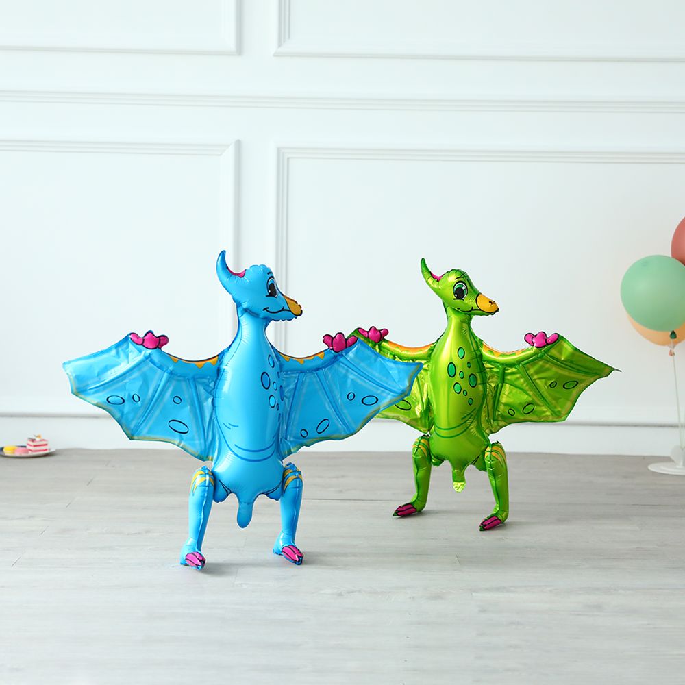 Comme Image - Grands Ballons En Forme De Dinosaure En Feuill... - 6