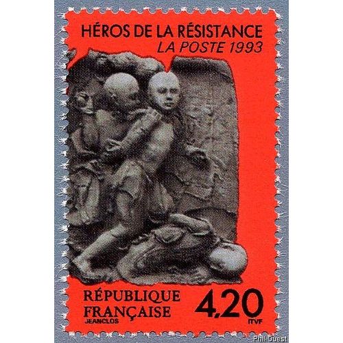 France 1993, Très Beau Timbre Neuf** Luxe Yvert 2814, Héros De La Résistance.