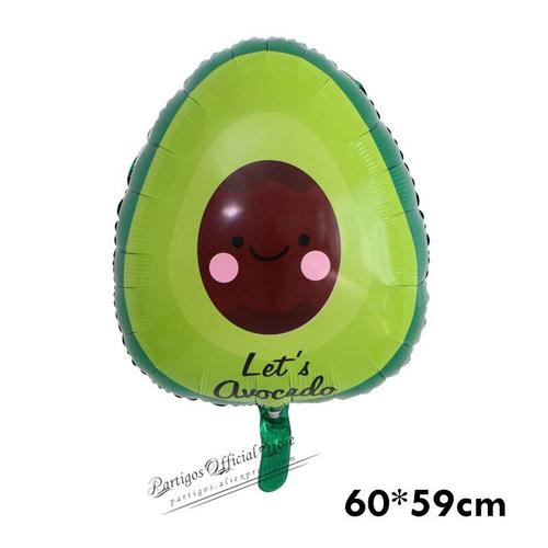 Avocat - 1 Pièces Fruits Légumes Ballons Summer Party Décor Fraise Ananas Pastèque Ballon Hélium Hawaï Party Décor De Fruits Tropicaux