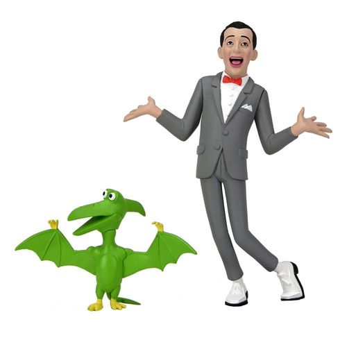 Pee-Wee Herman Figurine Toony Classics Pee-Wee & Pterri 15 Cm