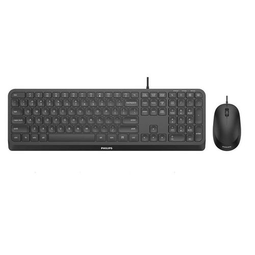Philips 2000 series SPT6207B/34 tastiera Mouse incluso USB Nero