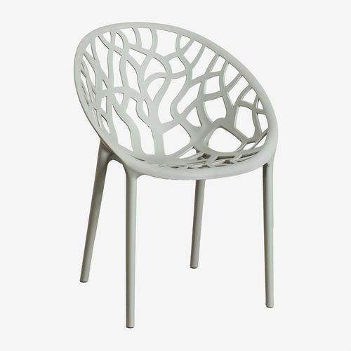 Chaise De Salle À Manger Empilable Ores Vert Kaki