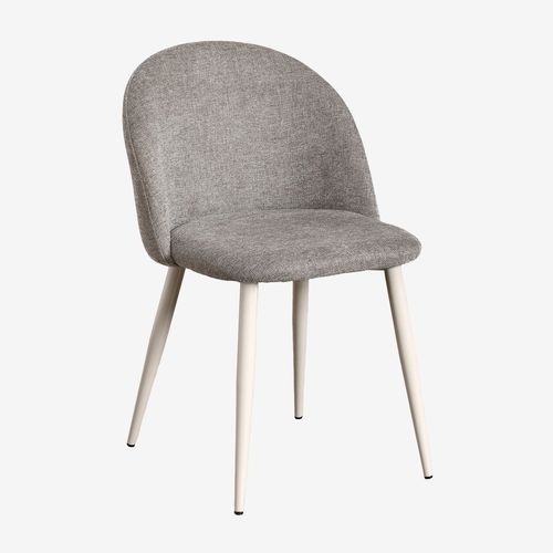 Pack De 4 Chaises De Salle À Manger Kana Deluxe Beige Crème