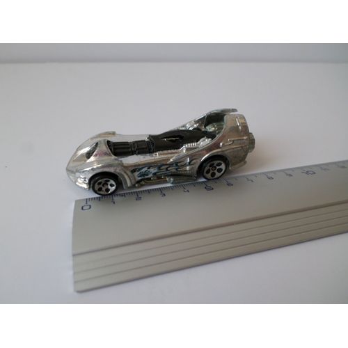 Dragster Modele Gris Argente Cockpit Noir-Hot Wheels