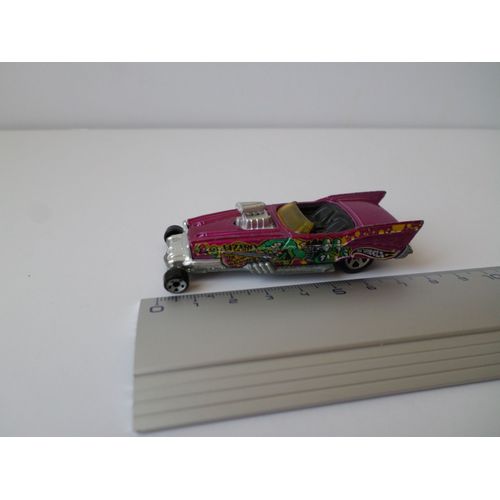 Dragster Modele Rose Petites Roues Avant-Hot Wheels